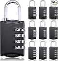 Moxweyeni 10 Pcs 4 Digit Combination Lock Small Combo Luggage Number Locks by Moxweyeni