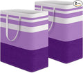 HomeHacks 2 Pack Large Laundry Baskets, Waterproof, Freestanding Laundry Hampers by HomeHacks