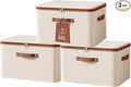 Tuza 3 Pcs Rigid Storage Bins by TidySpaceSoftlyStyled