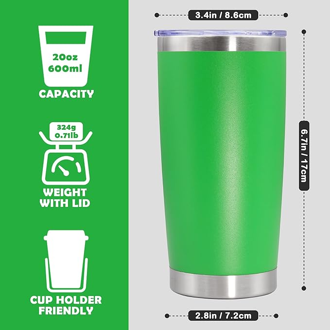 20oz Tumbler Stainless Steel Tumbler Cup - Image 4