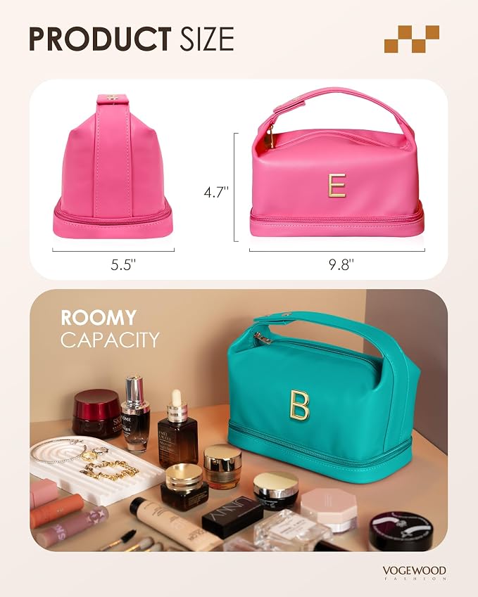 Birthday Gift for Women, Personalized Makeup Bag - Image 7