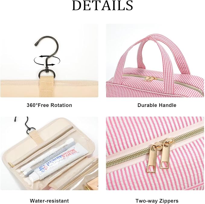 YOOLIFE Travel Toiletry Bag Makeup Bag - Image 4