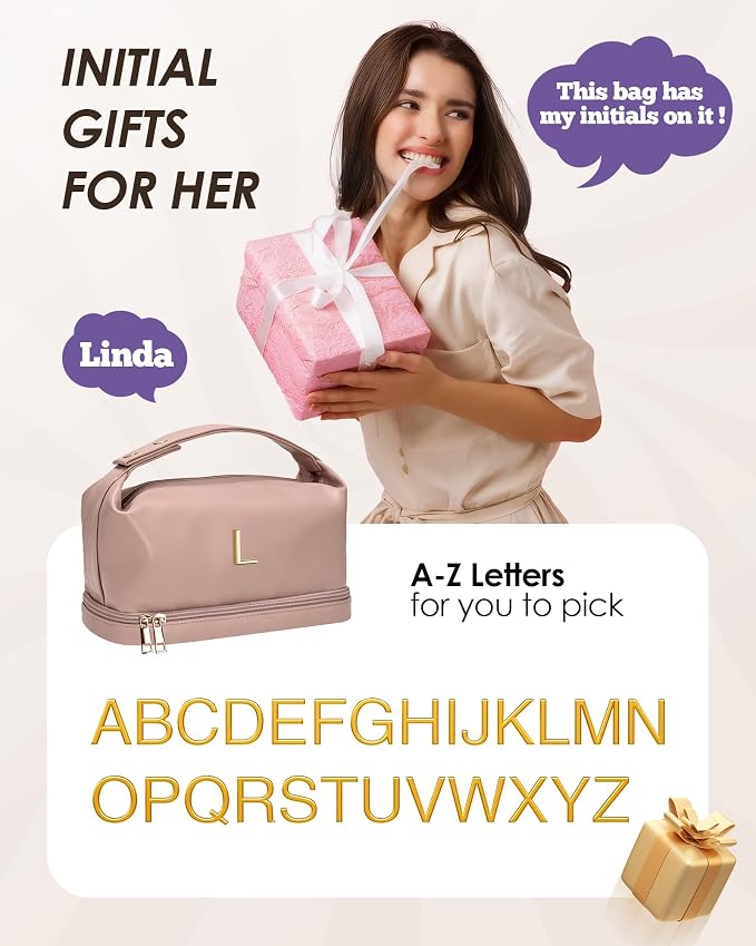 Personalized Makeup Bags, Initial Bags - Image 7