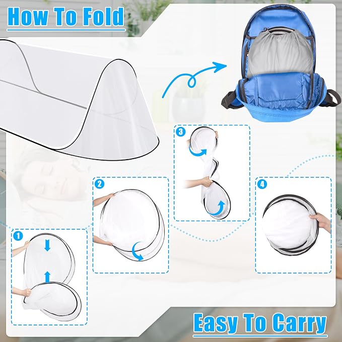 Large Pop Up Mosquito Tent, Portable Foldable Mosquito Net - Image 7