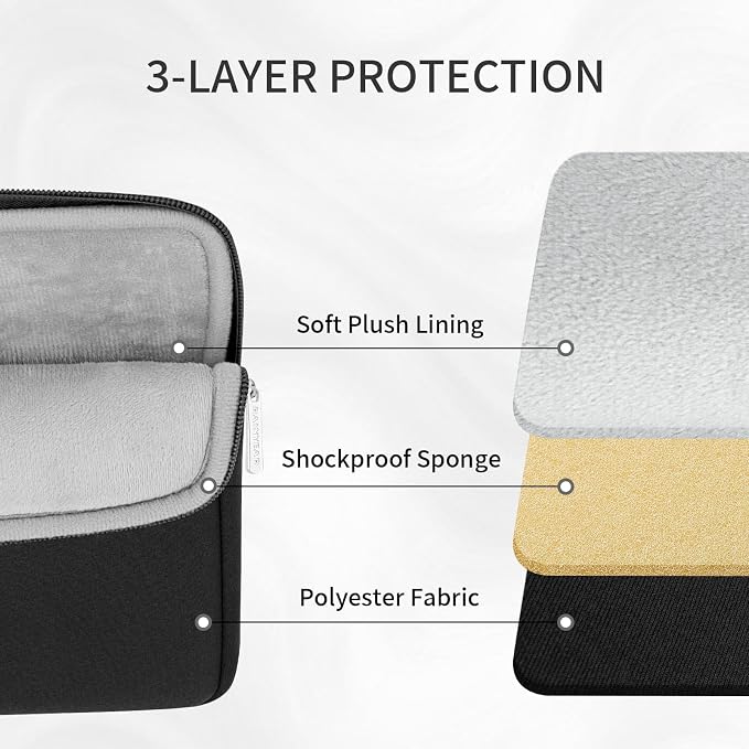 RAINYEAR Laptop Sleeve Case 15 16 Inch, Protective Portable Case - Image 3