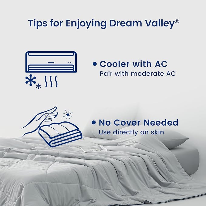 Dream Valley® Outlast® Deepsleep Cooling Comforter, King Size, NASA-Grade Space - Image 6