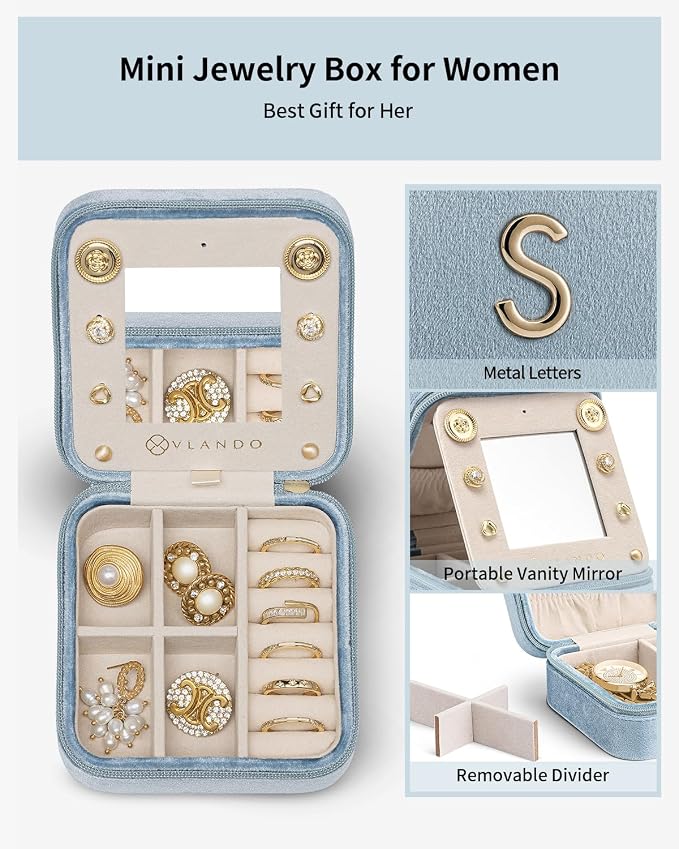 Vlando Travel Jewelry Organizer - Image 4