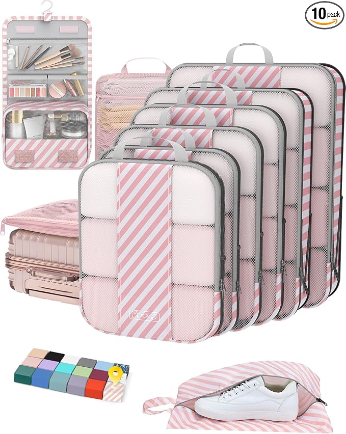 10 Set Compression Packing Cubes by OlarHike