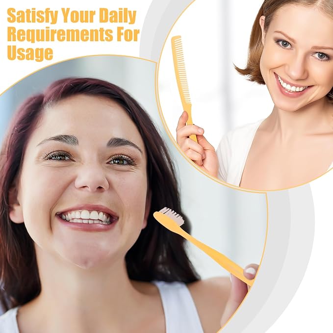 NICEMOVIC 30 Pack Disposable Toothbrushes Bulk - Image 2