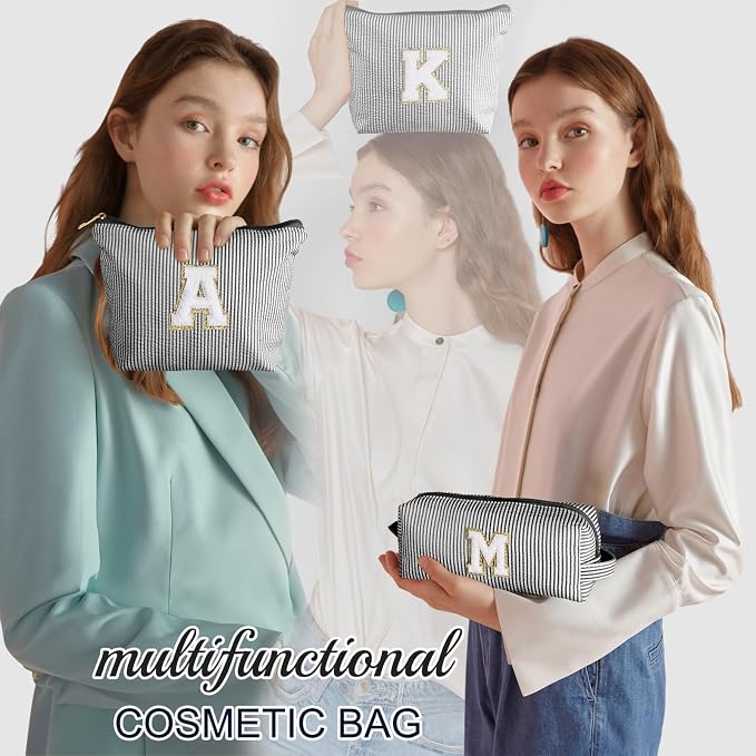 YOOLIFE Initial Makeup Bag for Women - Image 2