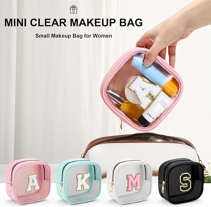 YOOLIFE Initial Make Up Bag Travel Toiletry Bag - Image 7