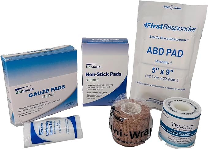 4-Shelf Metal 1st Aid Cabinet Class A, Large Capacity First Aid Wall Mount - Image 9
