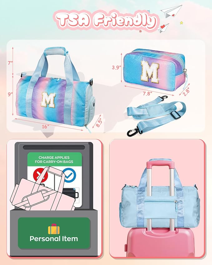 Dorm Room Essentials for Girls-Girl Gym Bag - Image 3
