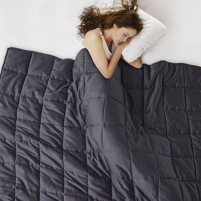 Soft Thick Weighted Blanket Queen Size Cooling BreathableMicrofiber Material - Image 5