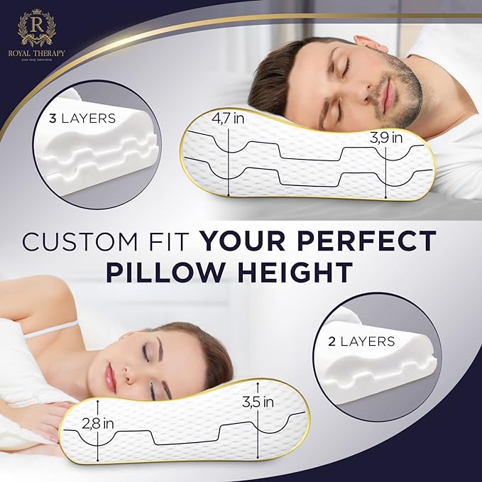 Memory Foam Pillow, King Cervical Pillow - Image 5