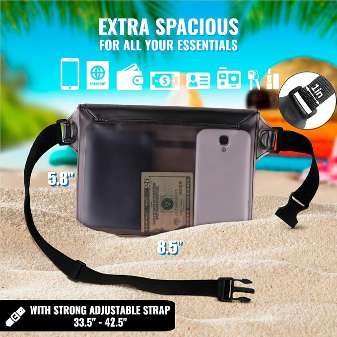 AiRunTech Waterproof Fanny Pack, Waterproof Pouch - Image 3