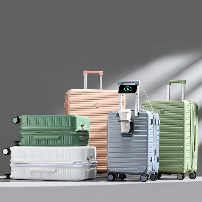 24 Inch Check in Luggage with Spinner Wheels, Hard Shell Suitcases Travel - Image 13
