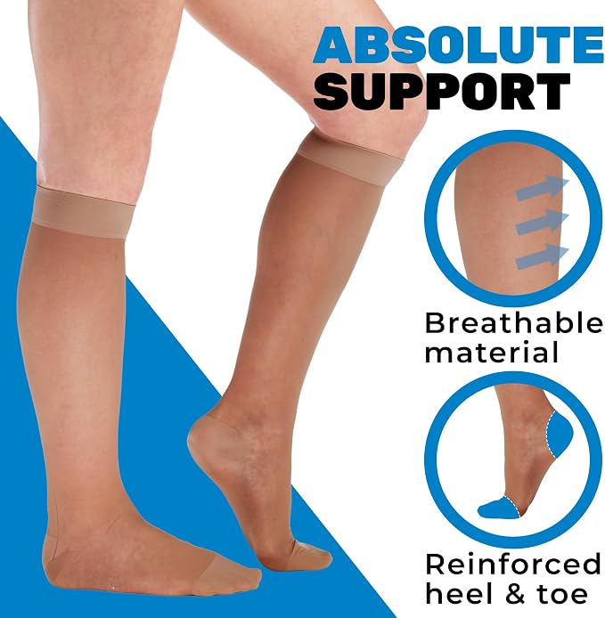 Made in USA - Sheer Compression Stockings - Image 4