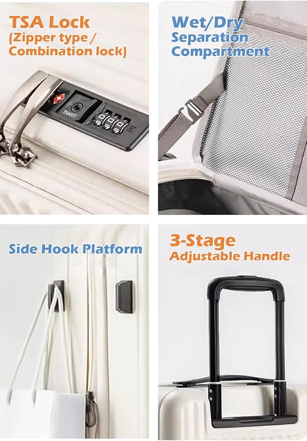 HotWay 26 Inch Expandable Checked Luggage - Image 5