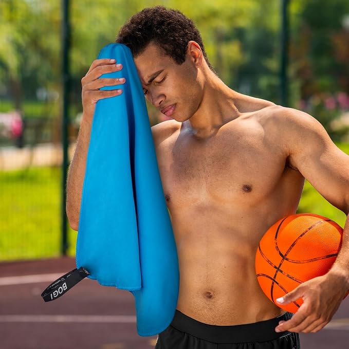 BOGI Microfiber Travel Sports Towel-Quick Dry Travel Towel, Soft Lightweight - Image 7