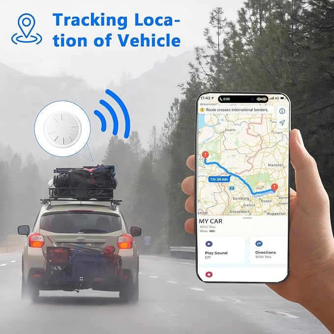 No Subscription Vehicle GPS Tracker, Portable Car GPS Tracker Work - Image 4