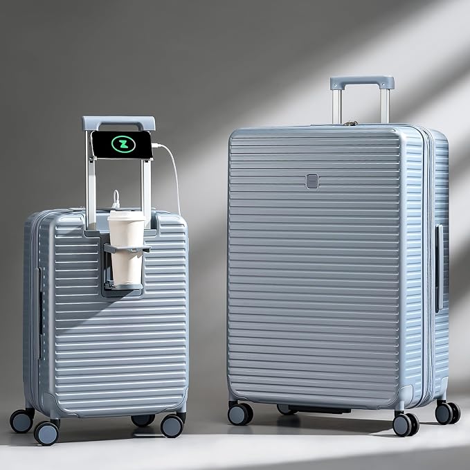 24 Inch Check in Luggage with Spinner Wheels, Hard Shell Suitcases Travel - Image 15