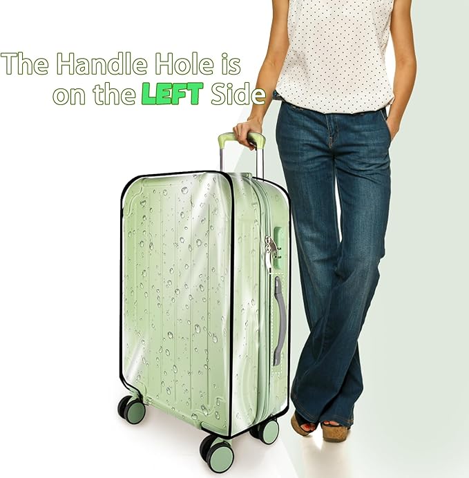 3 Pieces Thicken Clear Luggage Cover Protector - Image 3