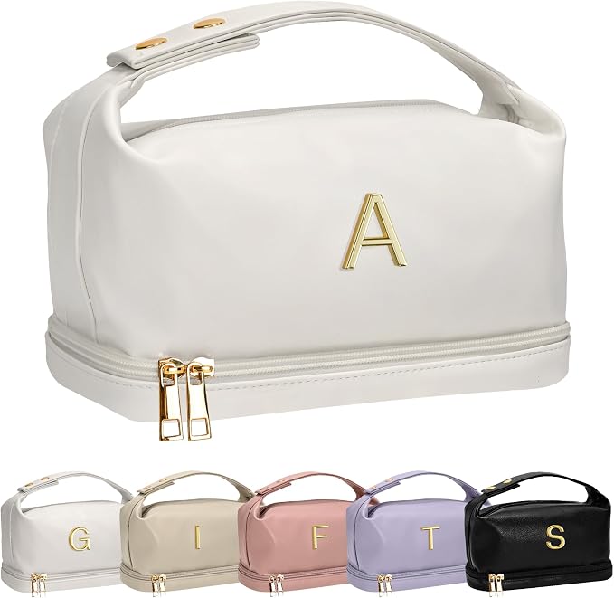 Birthday Gifts for Women, Personalized Makeup Bag by Vogewood