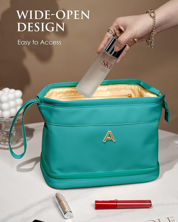Holiday Gifts, Birthday Gift for Her, Makeup Bags, Waterproof Double Layer - Image 4