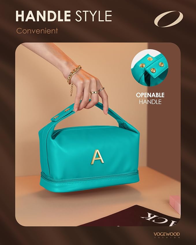 Birthday Gifts for Women 30s, Personalized Makeup Bag - Image 6