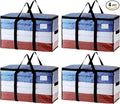 TAILI Extra Large Moving Bags, 4 Pack Clear Heavy Duty Totes by TAILI