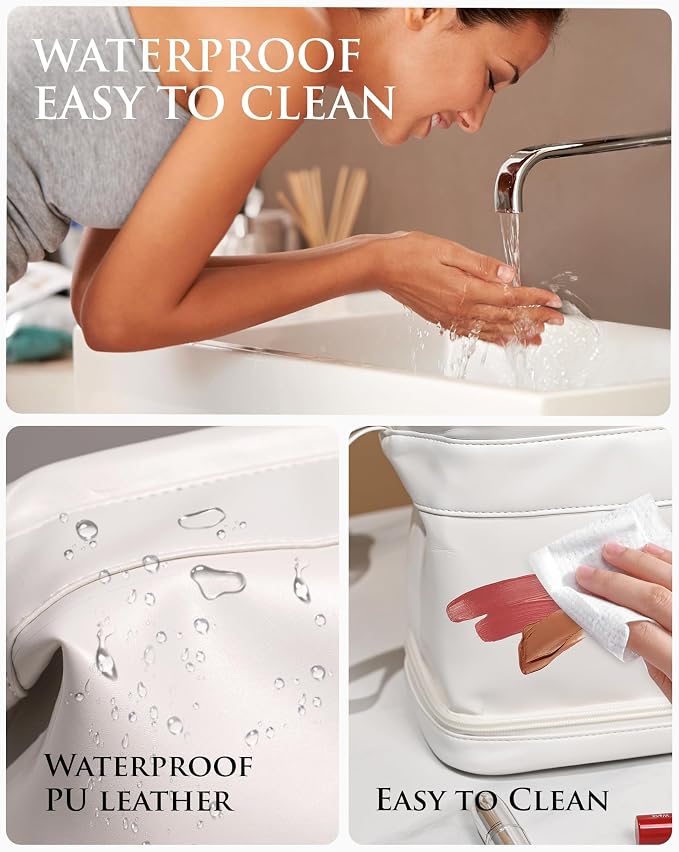 Wedding Gifts, Initial Makeup Bag, Daughter Gifts, Personalized Double Layer - Image 7