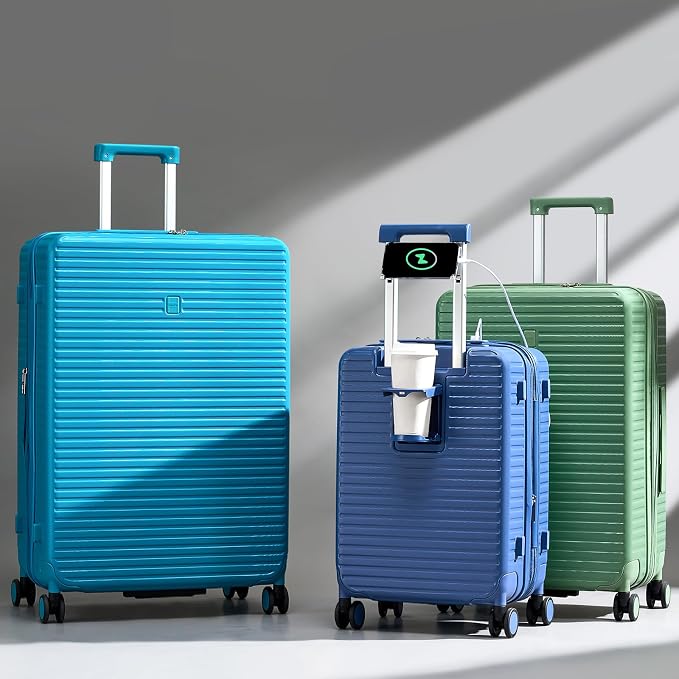 Hard Shell Suitcases Expandable Travel Luggage Sets 2 Piece, Carry on and Check - Image 14