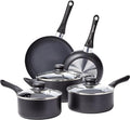 Amazon Basics Non Stick Kitchen Cookware 8-Piece Set, Non-Induction, Includes by AmazonBasics