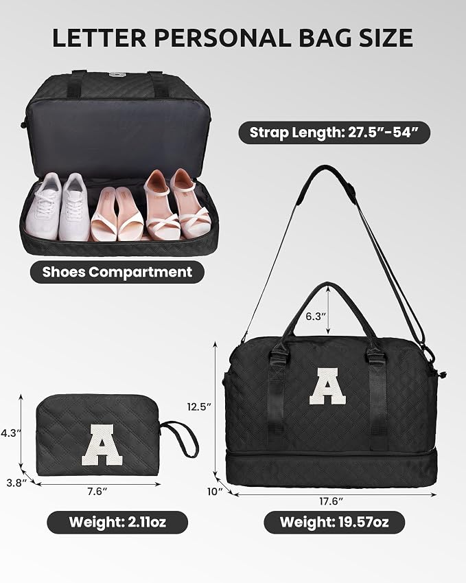 Gifts for Friends-Initial Duffle Bag - Image 2