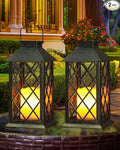 Otdair Solar Lanterns Outdoor Waterproof, 2 Pack 14" Solar Lantern by Otdair