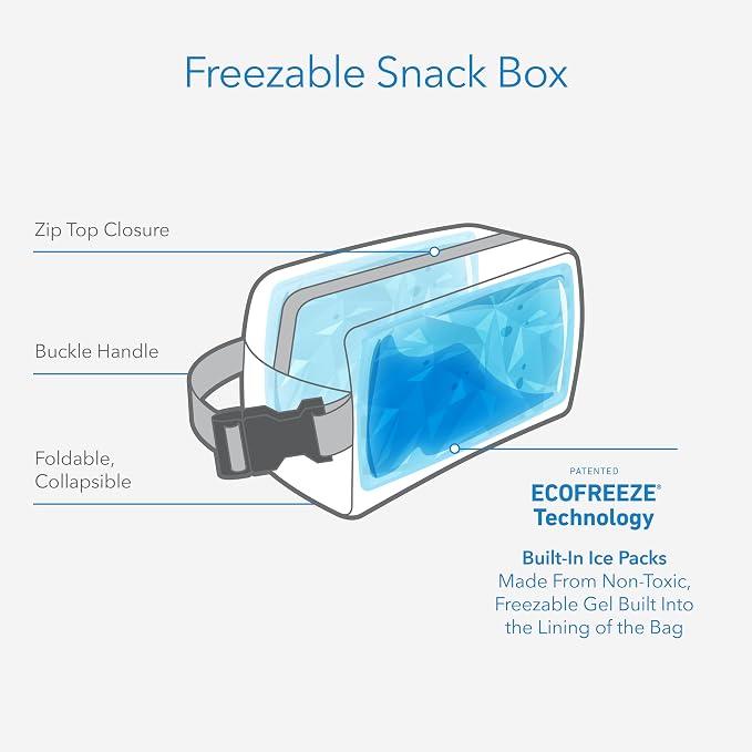 PackIt® Freezable Snack Box, Checked Out, Built - Image 3