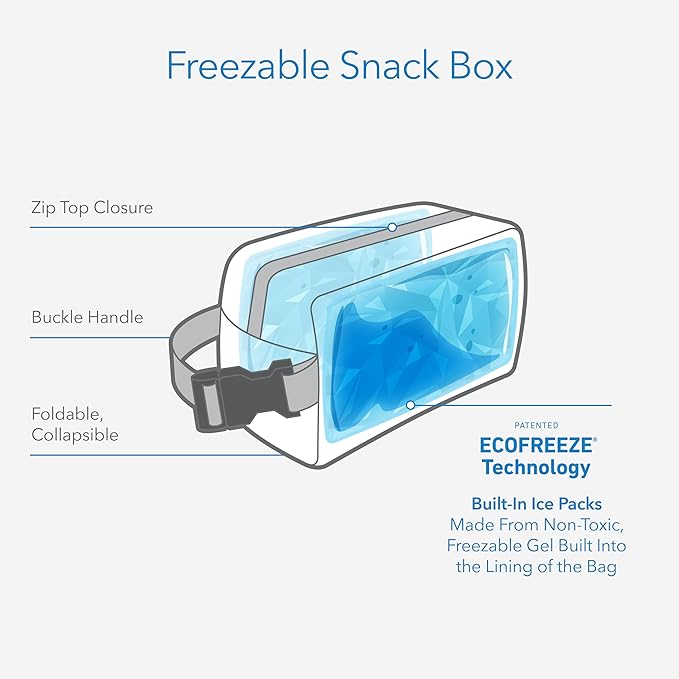 PackIt Freezable Snack Box, Tie Dye Sorbet, Built - Image 3