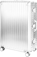 All Aluminum Luggage Suitcase 3 Sizes TSA Lock Carry On Silver by X2