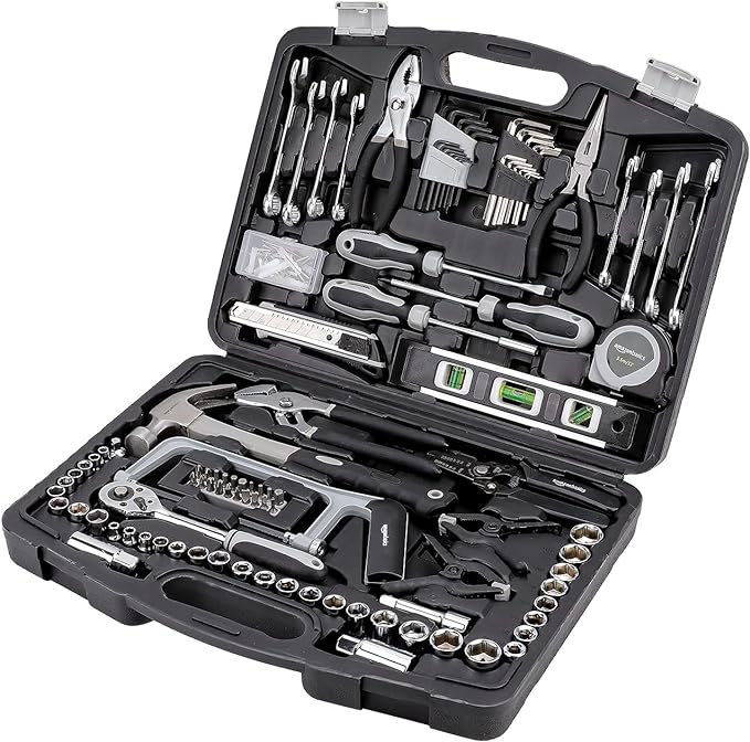 AmazonBasics 173-Piece General Household Hand Tool Set by AmazonBasics