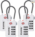 ANVIL 4 Digit Luggage Locks, TSA Locks by ANVIL