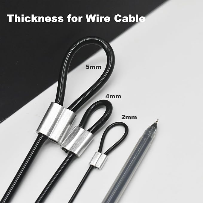 5 Pcs 4mm Wire 24 inch Vinyl Coated Stainless Steel Cable - Image 3