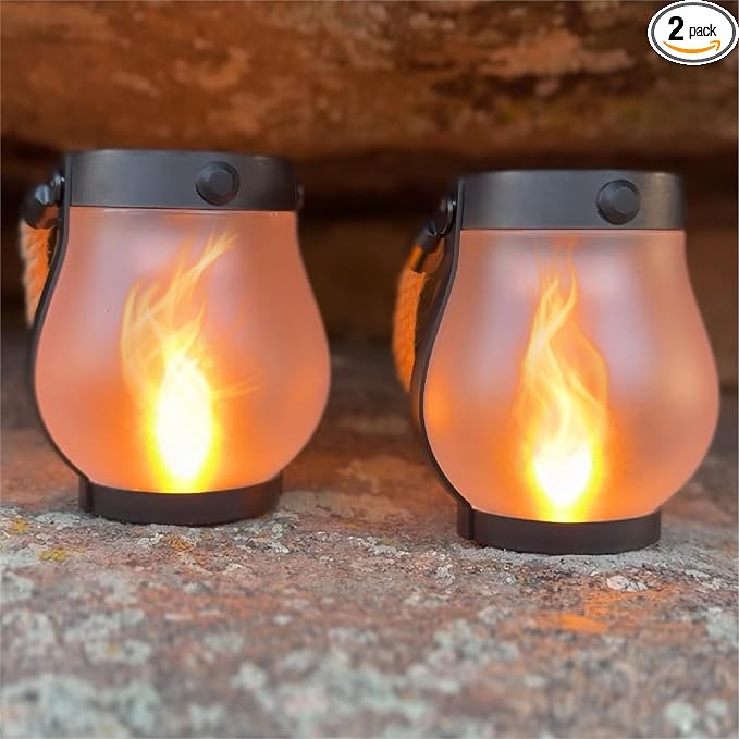 Schoolhouse Solar Lanterns Outdoor Waterproof by FoxFlame