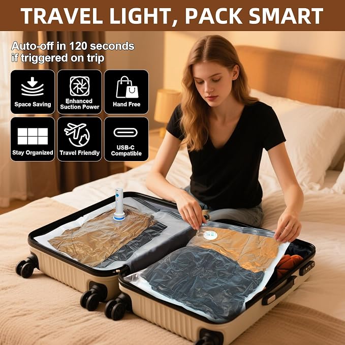 24 Pack Vacuum Storage Bags, Space Saver Bags - Image 8