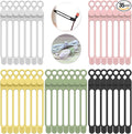 35pcs Silicone Cable Ties, Reusable Cable Management Organizer, Wire by ELECTRONICACCESSORIES