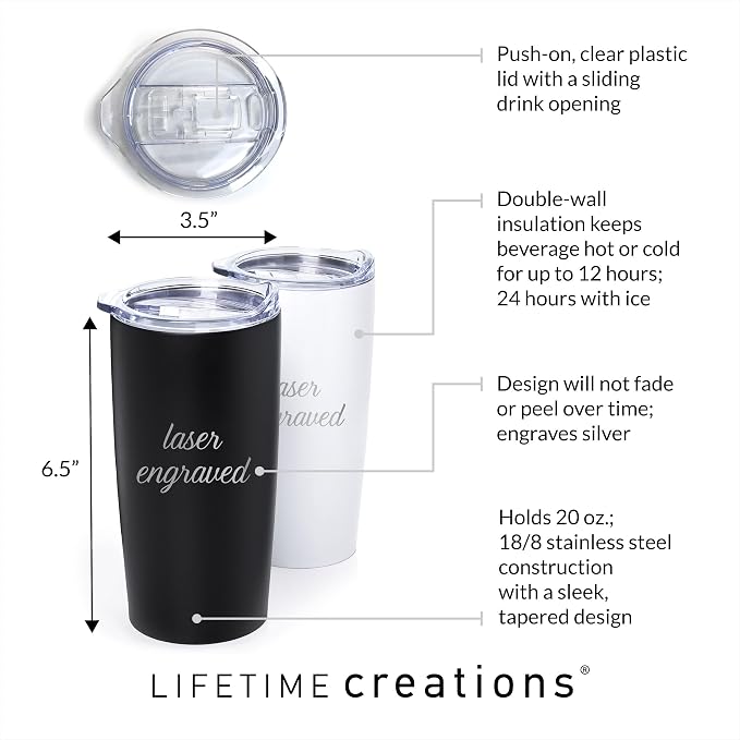Lifetime Creations Personalized Hockey Coach Tumbler: Custom Hockey Coach Gift - Image 7