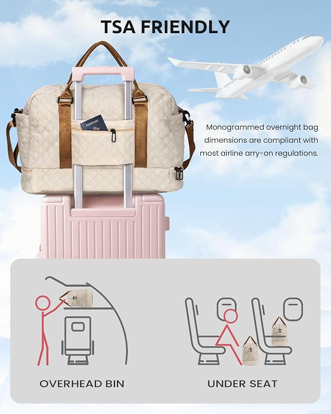 Gifts for Friends-Initial Duffle Bag - Image 4