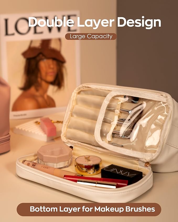 Engagement Gifts-Initial Makeup Bag - Image 4