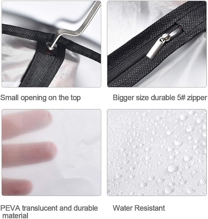 Hanging Garment Bag Breathable Clothes Covers - Image 3
