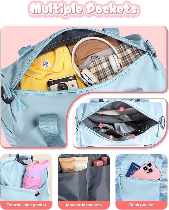 Birthday Gifts for 3 4 5 6 7 8 9 10 11 12 Year Old Girls-Girl Gym Bag - Image 5
